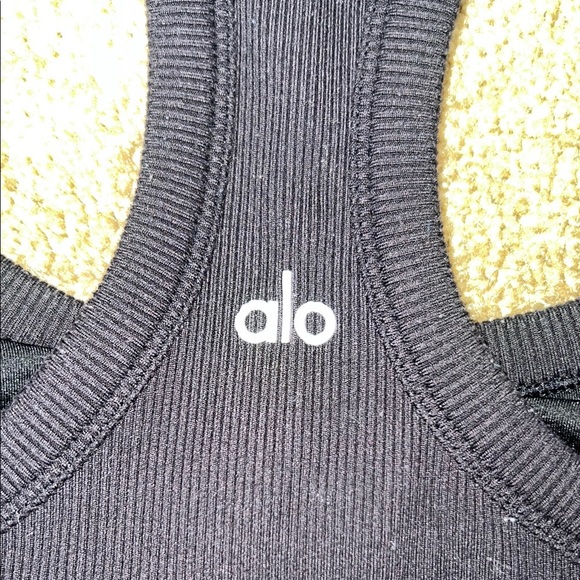 All Black Racerback Tank - Picture 3 of 5